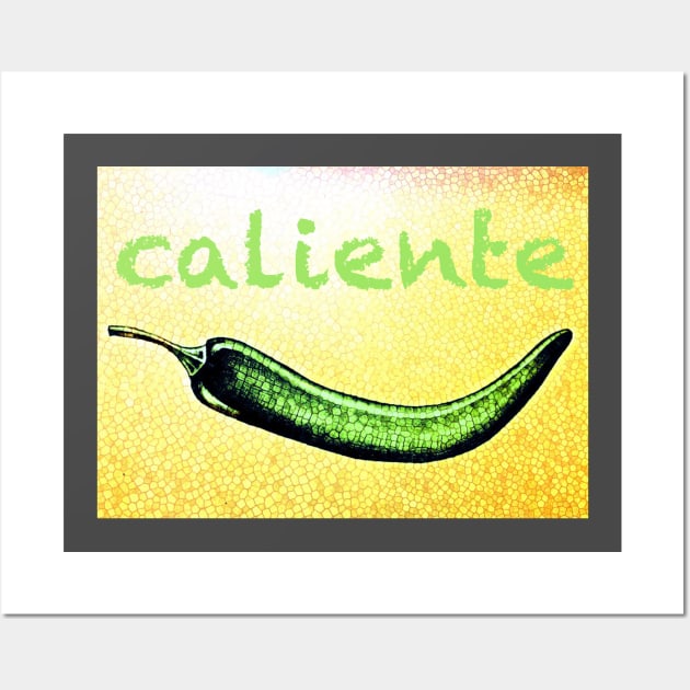 Caliente Pepper Wall Art by MosaicTs1